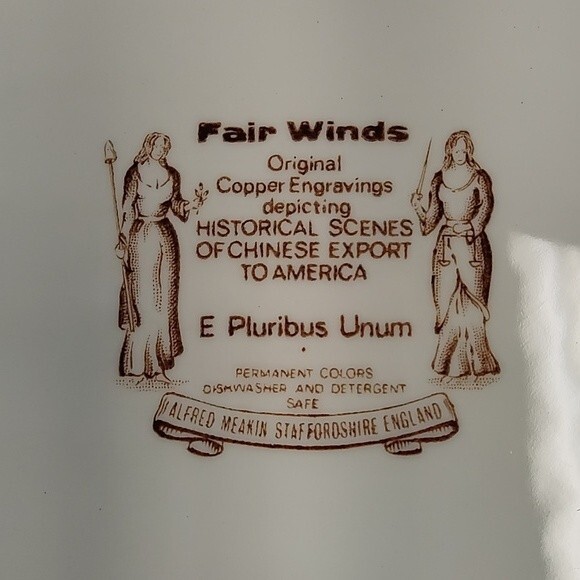 Vintage Fair Winds Alfred Meakin Platter - Picture 5 of 7